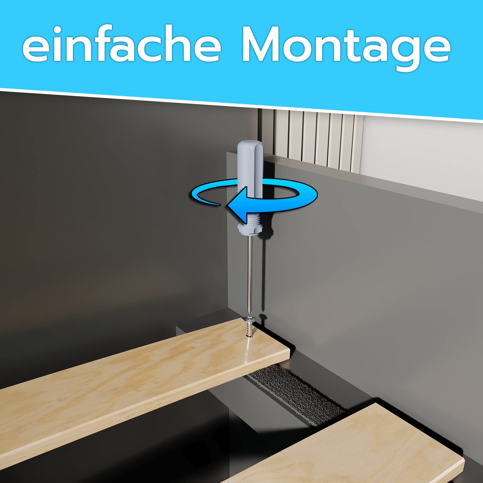 Roll-up slatted frame, 200 x 200 cm (2 x 100 cm), for bed, high-quality slatted frame, 17 curved birch wood slats with strap, foldable, suitable for