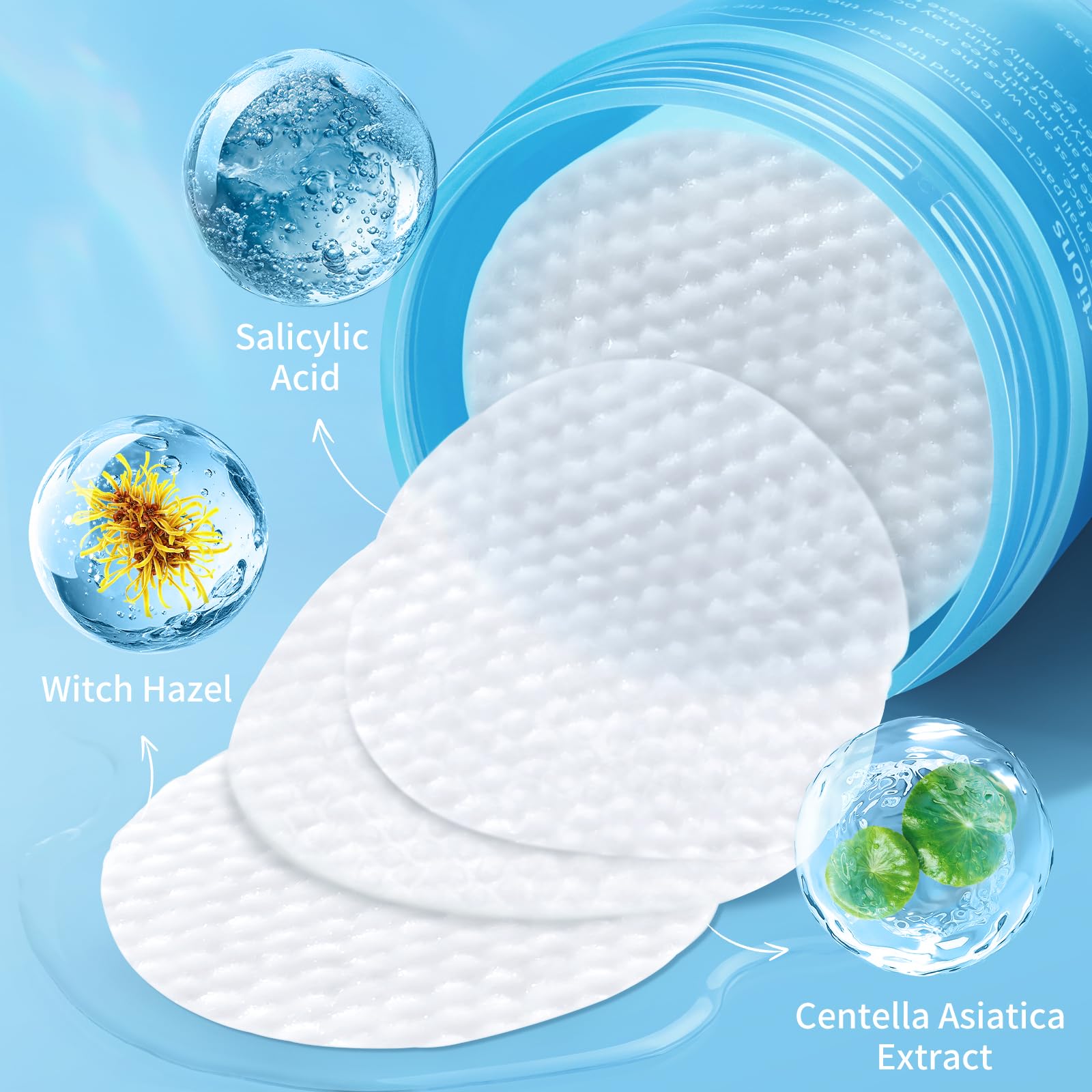 Amazon.com : Kestper Salicylic Acid Exfoliating Facial Pads for