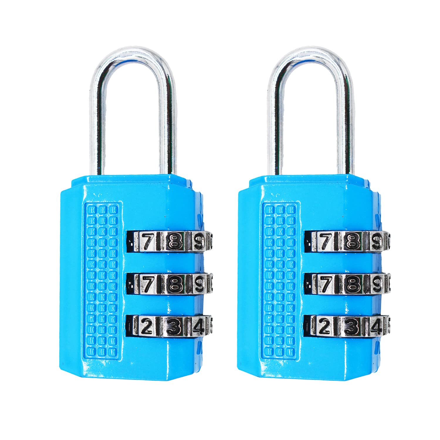 SYGA 3 Digit Combination Padlock Black Number Luggage Travel Code Lock - Pink — Amazon image 18