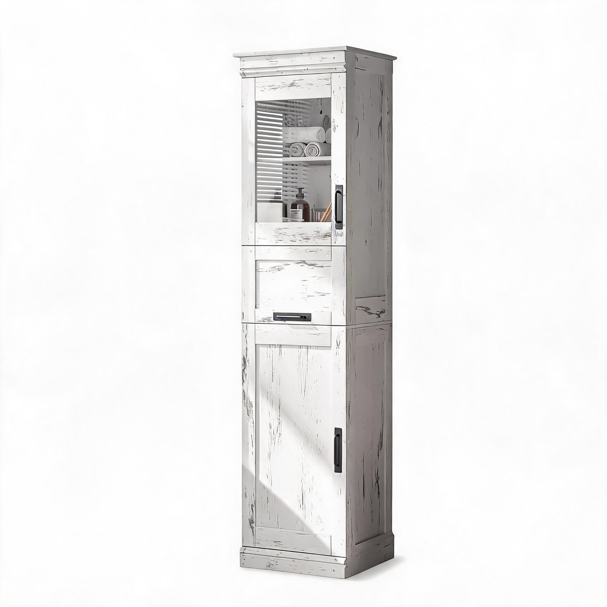 Garvee Mobile Colonna Bagno Salvaspazio 170 cm Per Bagno/Lavanderia