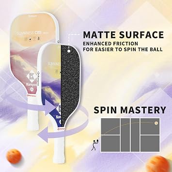 Pickleball Paddle Set with Cover for Beginner Games