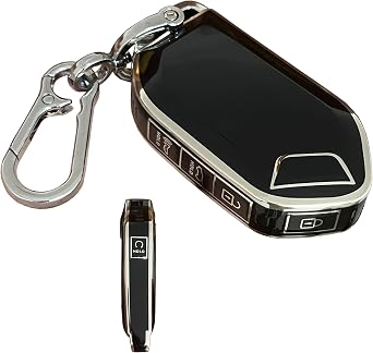 TPU For Kia Key Cover with Keychain Keyless Entry Remote Control Key Fit for Kia Telluride Smart Key Fob Shell