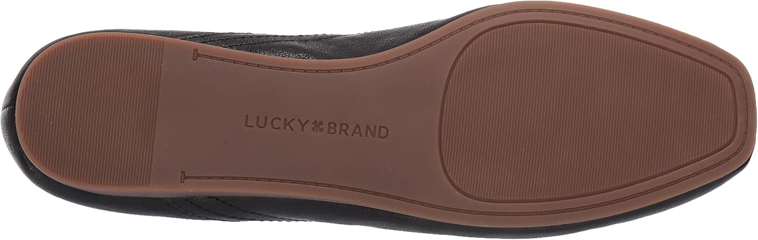 Lucky Brand Womens Alba Ballet Flat 5 Black
