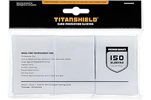 Mini European Sized Board Game Card Sleeves (150) by BCW