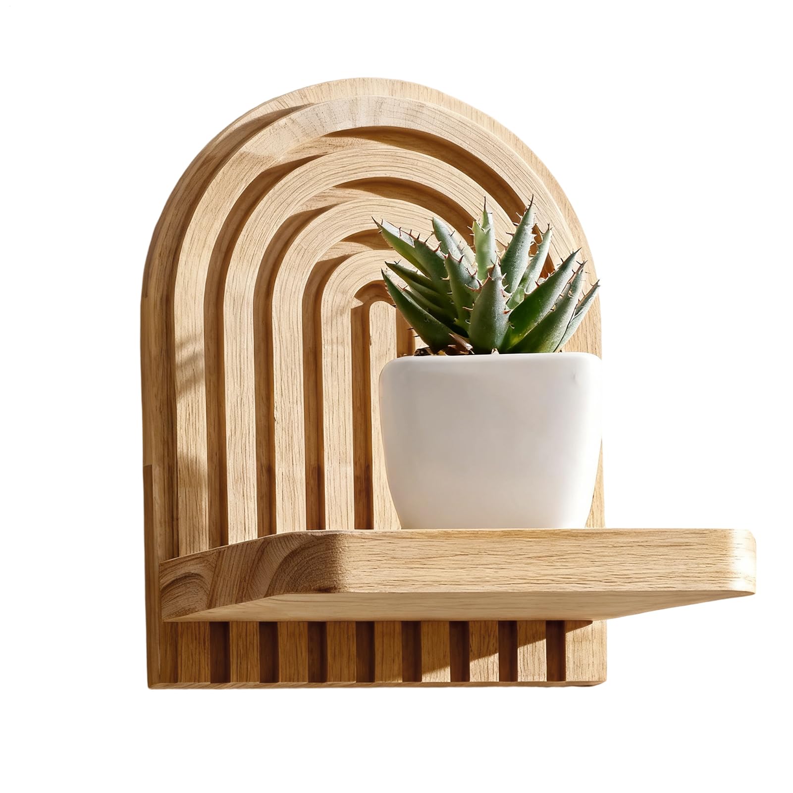 Support de rangement en bois pour optimiser l'espace et ranger le salon