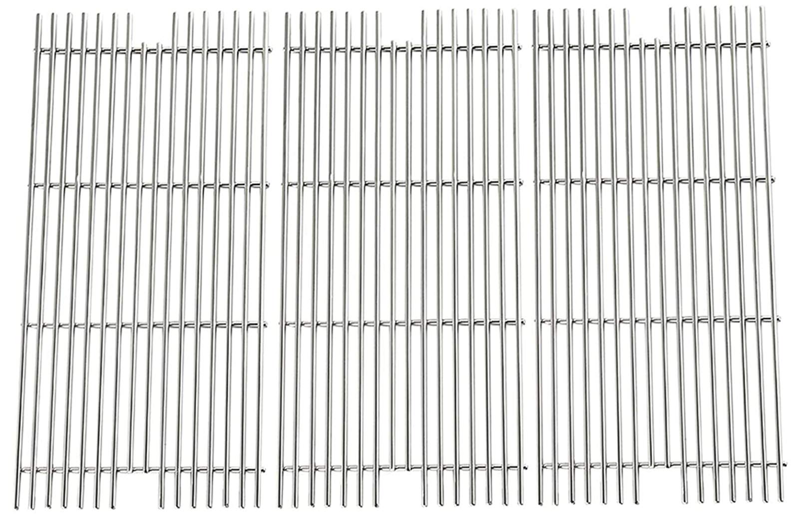23 1/4" Cooking Grill Grates for Viking VGBQ 30'' T Series, VGBQ 40 T SER, VGBQ410-3RE, VGBQ4103RTNSS, VGIQ410-3RE, VGBQ 41'' T SER, VGBQ 53" T SER Gas Grill Replacement Parts, Stainless Steel, 3PCS
