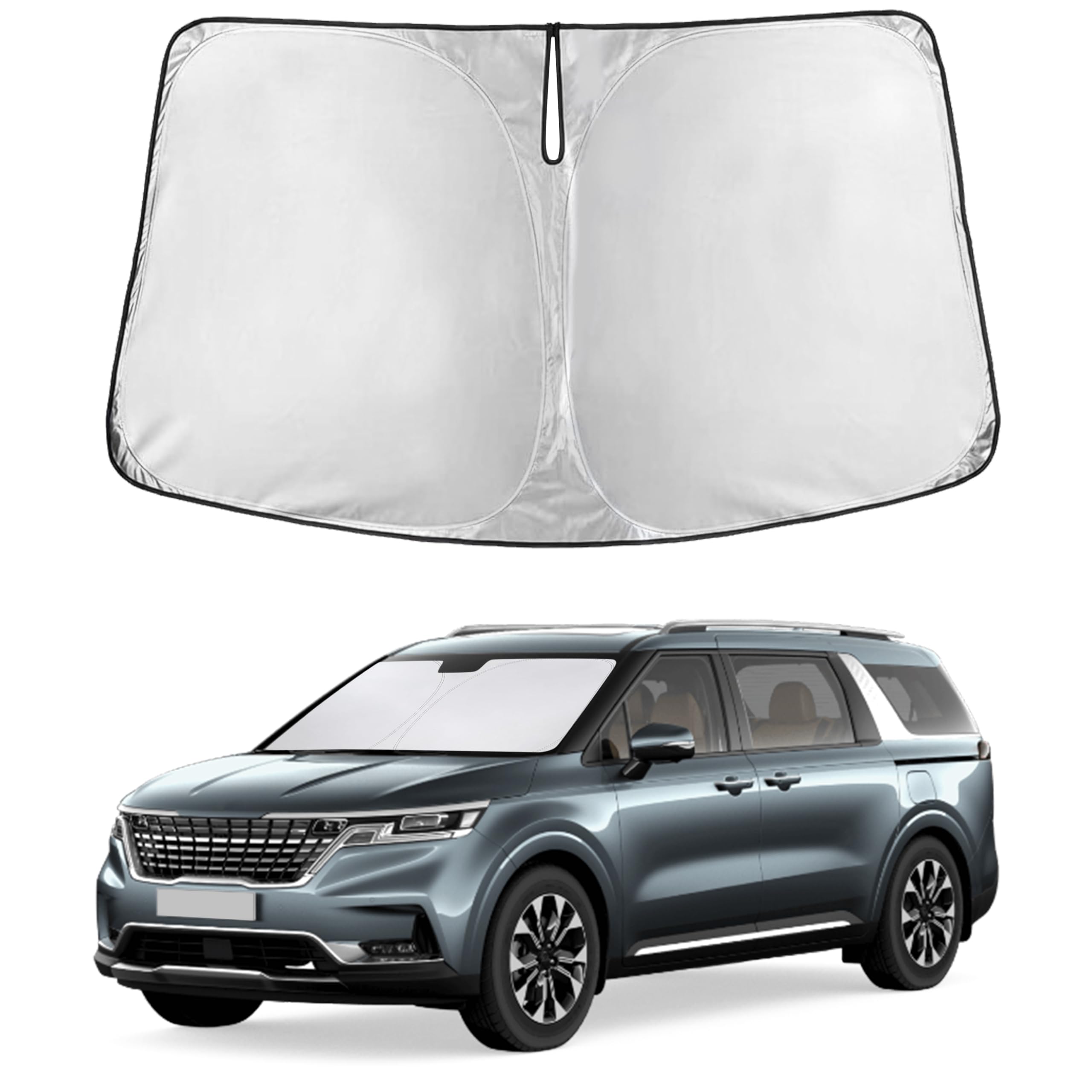 EcoNour Windshield Sunshade Compatible for Kia Carnival/Sedona 2015-2021