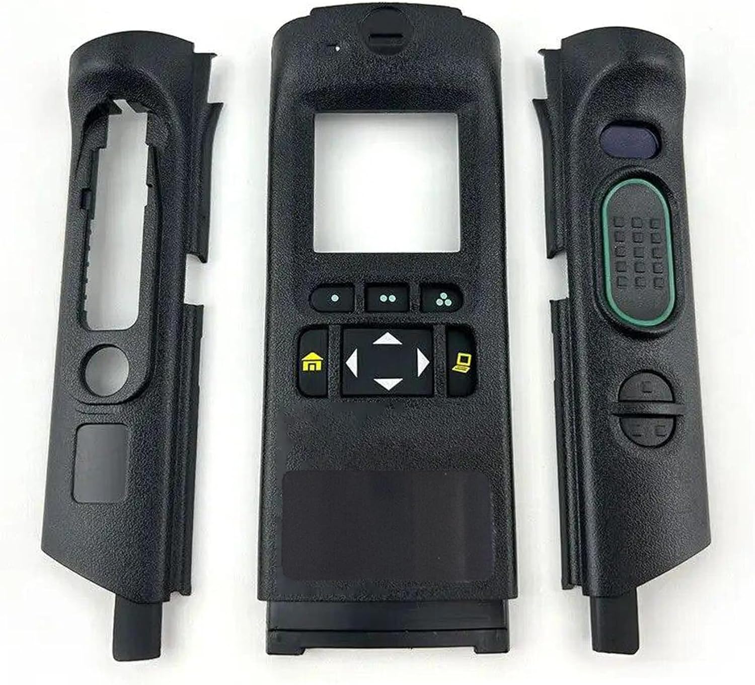 Black Repair Housing Case for APX6000 APX8000 M2 M2.5 Limited-Keypad Radio with Rubber Keypad