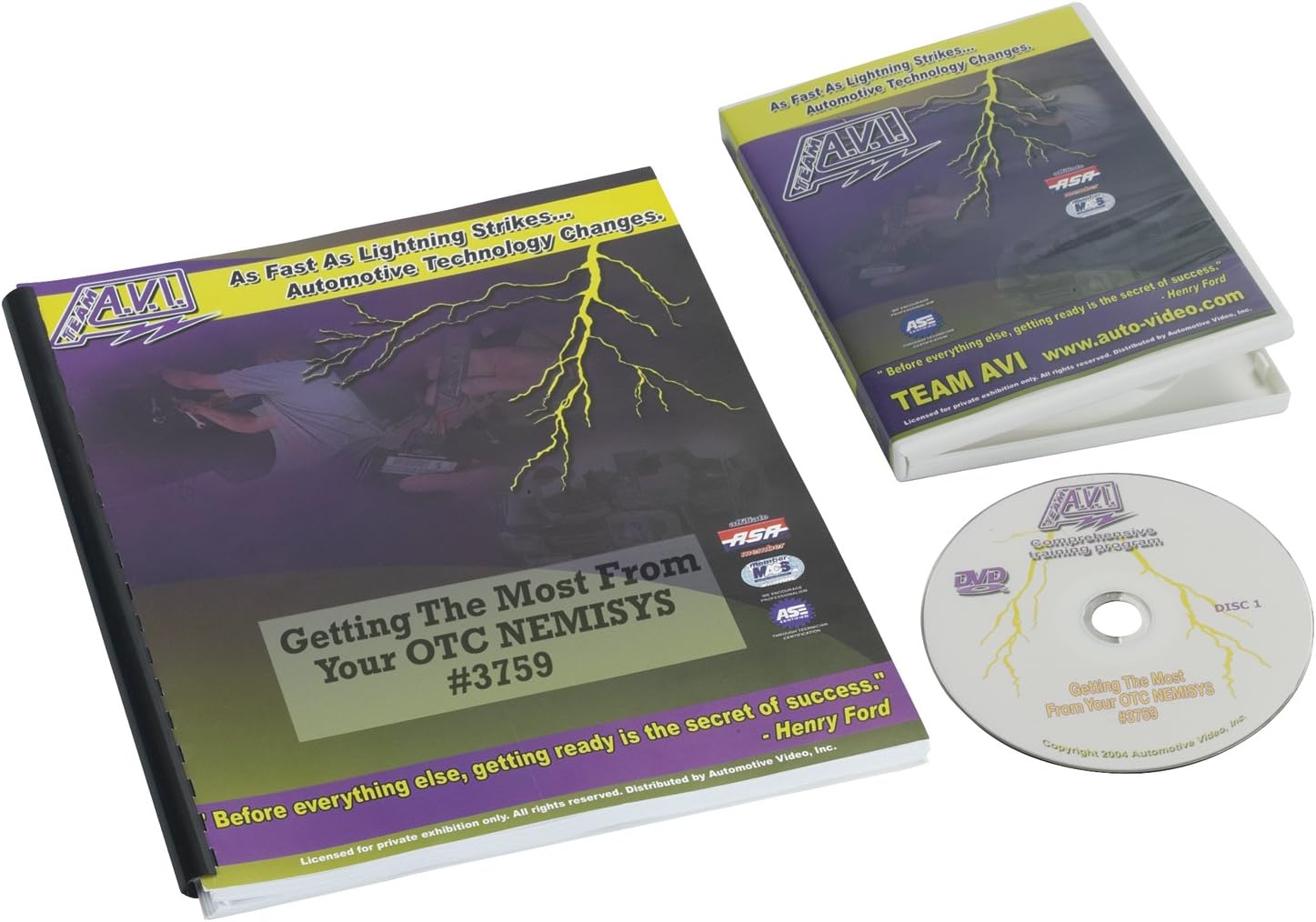 OTC Nemisys 3759 DVD with Training Manual