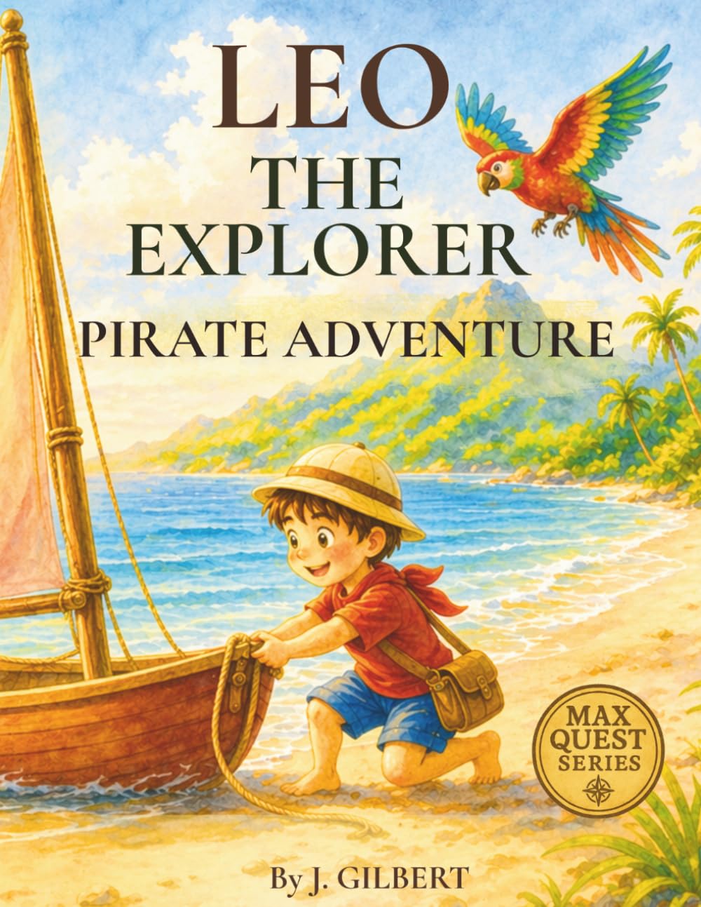 Leo the Explorer Pirate Adventure: A Children's Adventure Story About Exploration, Discovery, and Friendship (MAX QUEST SERIES)