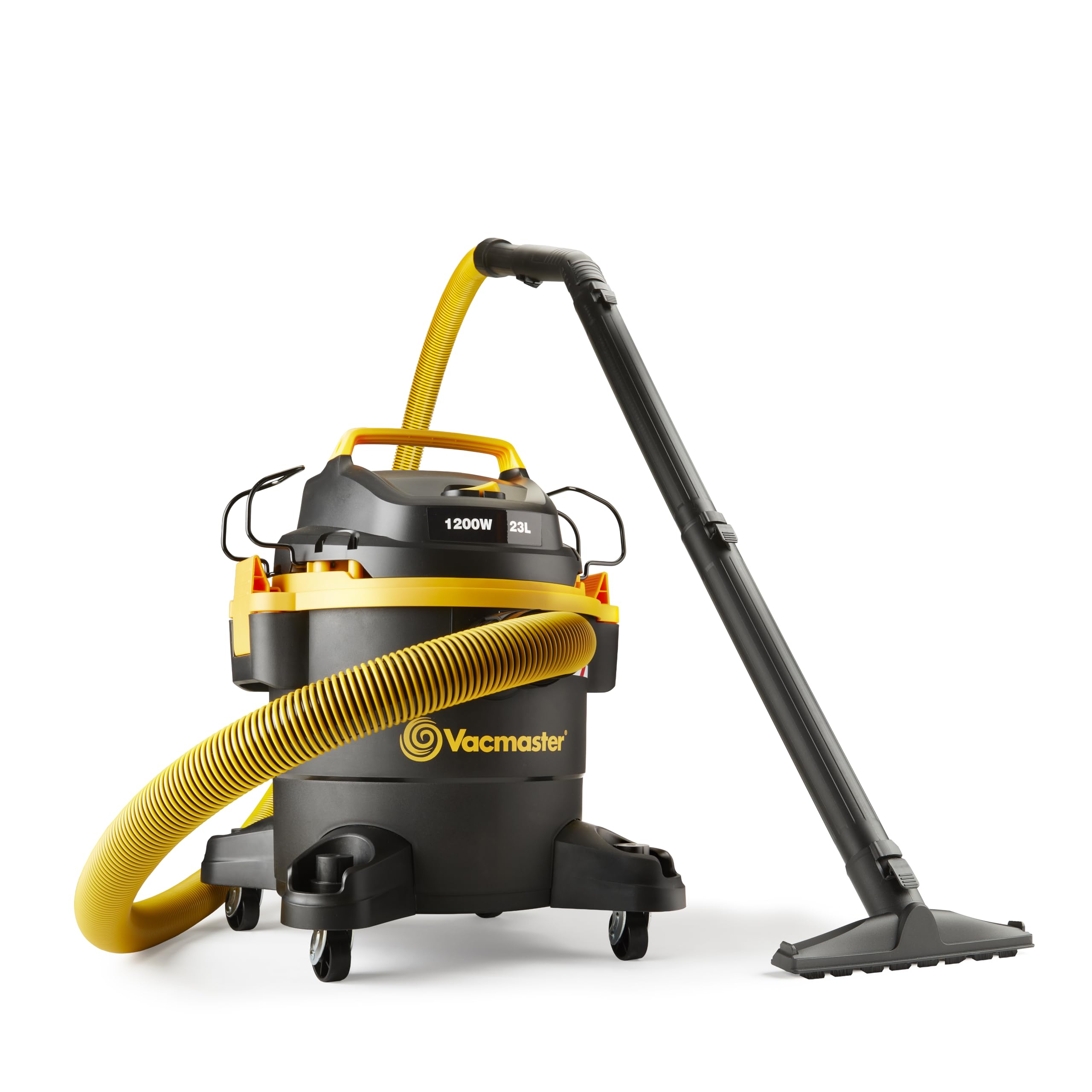 Vacmaster WD L23 Wet and Dry Vacuum Cleaner, 23L. 240V L Class Dust Extractor with 1200W Motor, HEPA 13 Filter, SecureLock Accessories. Trade Grade Cleaning.