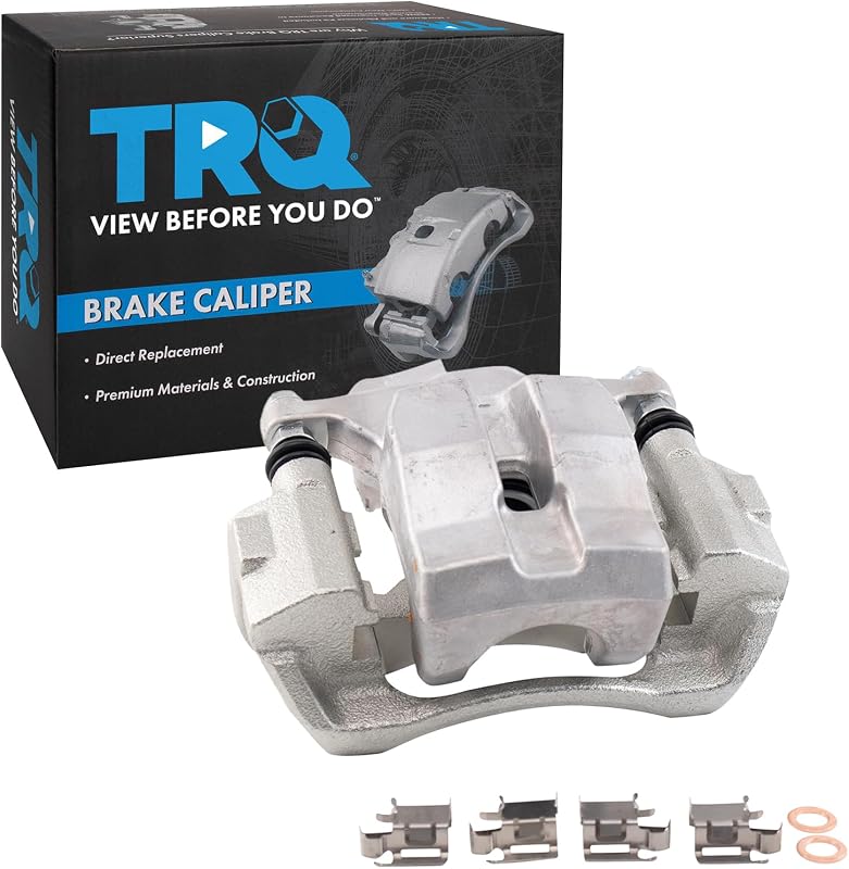 Pinça de freio traseira esquerda TRQ com suporte para Toyota Prius V 2012–2017 – 1 unidade