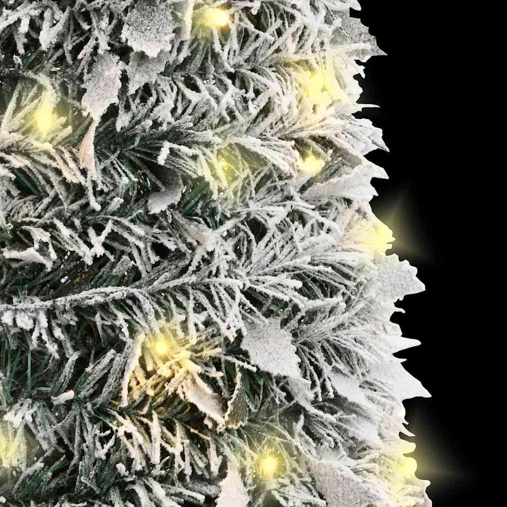 Genérico Árbol de Navidad Artificial desplegable con Nieve 150 LED 180cm,Casa y jardín,Decoración,Decoraciones Festivas y estacionales,Arboles de Navidad,Blanco,3.65 kg,357758