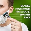 Dorco Pace 6 Pro 3D Motion Shaving Razor for Men | 1 Handle + 4 Cartridge Set | Lubrication strip with Chamomile, Olive Oil & Allantoin | Long-lasting | Precision blades gallery image