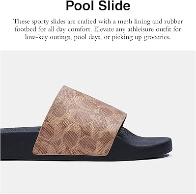 COACH mens Slide Sandal
