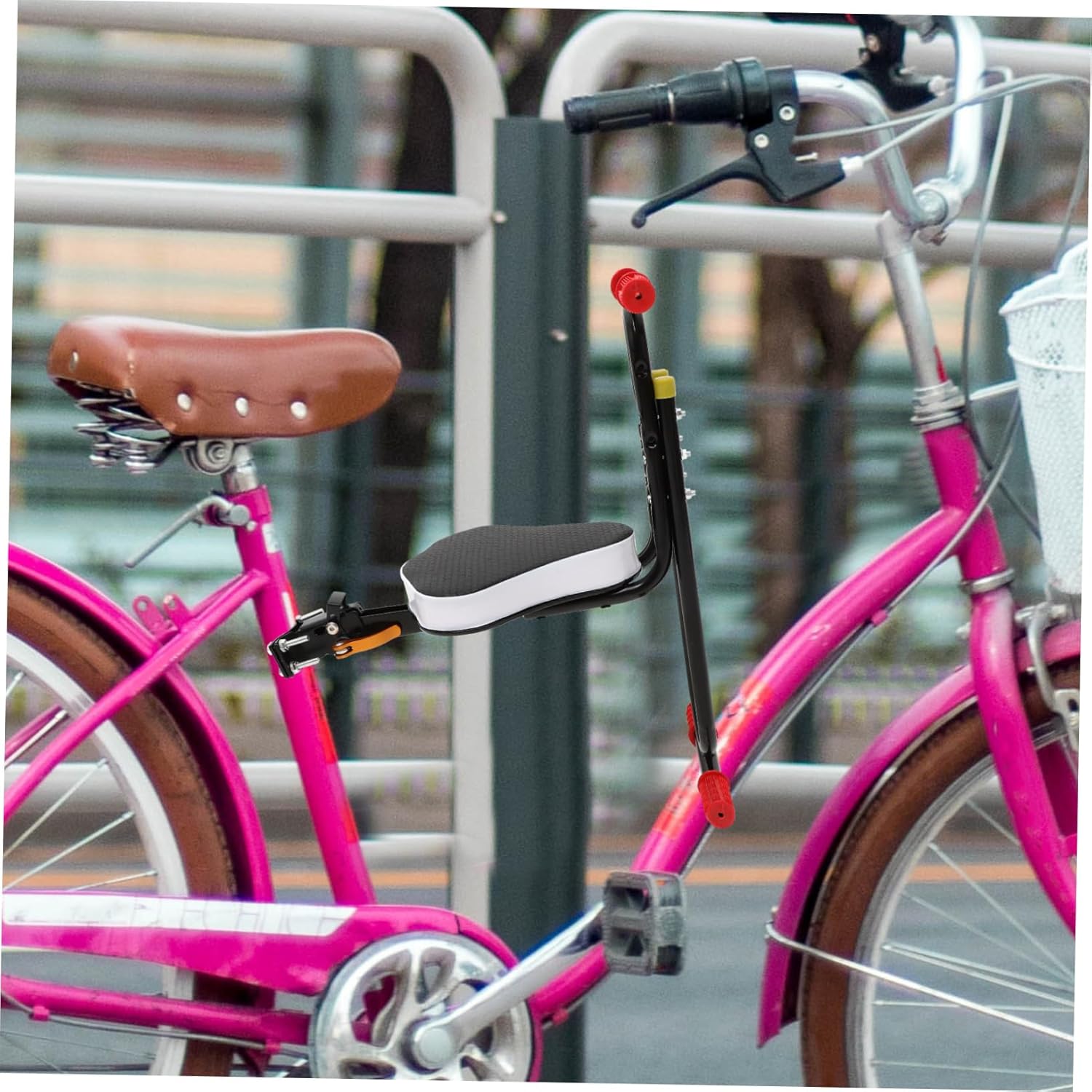 SUPVOX Foldable Boys and Girls Electric Bike Seat Backrest Adjustable Safety Saddle for Children Comfortable Bicycle Seat for Toddlers Suitable for Electric Bikes and Bicycles