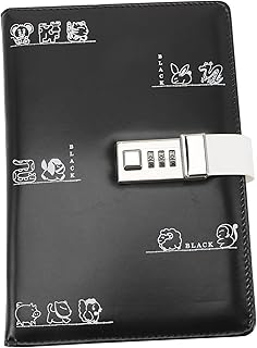 STOBOK Diário Bloqueável Diário Cadeado Caderno Cadeado Código De Menina Livro Recarregável Caderno De Diário Caderno Cadeado Pessoal Fofinho Livro De Diário Senha Livro Diário Caderno