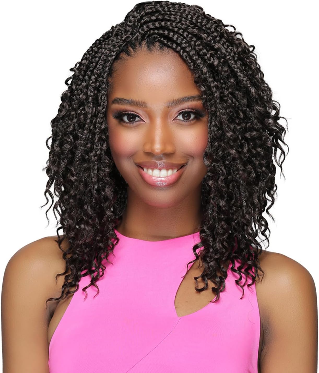 Crochet Braids HB102 Boho Box Braid 10" (1-Pack, HOT RED)