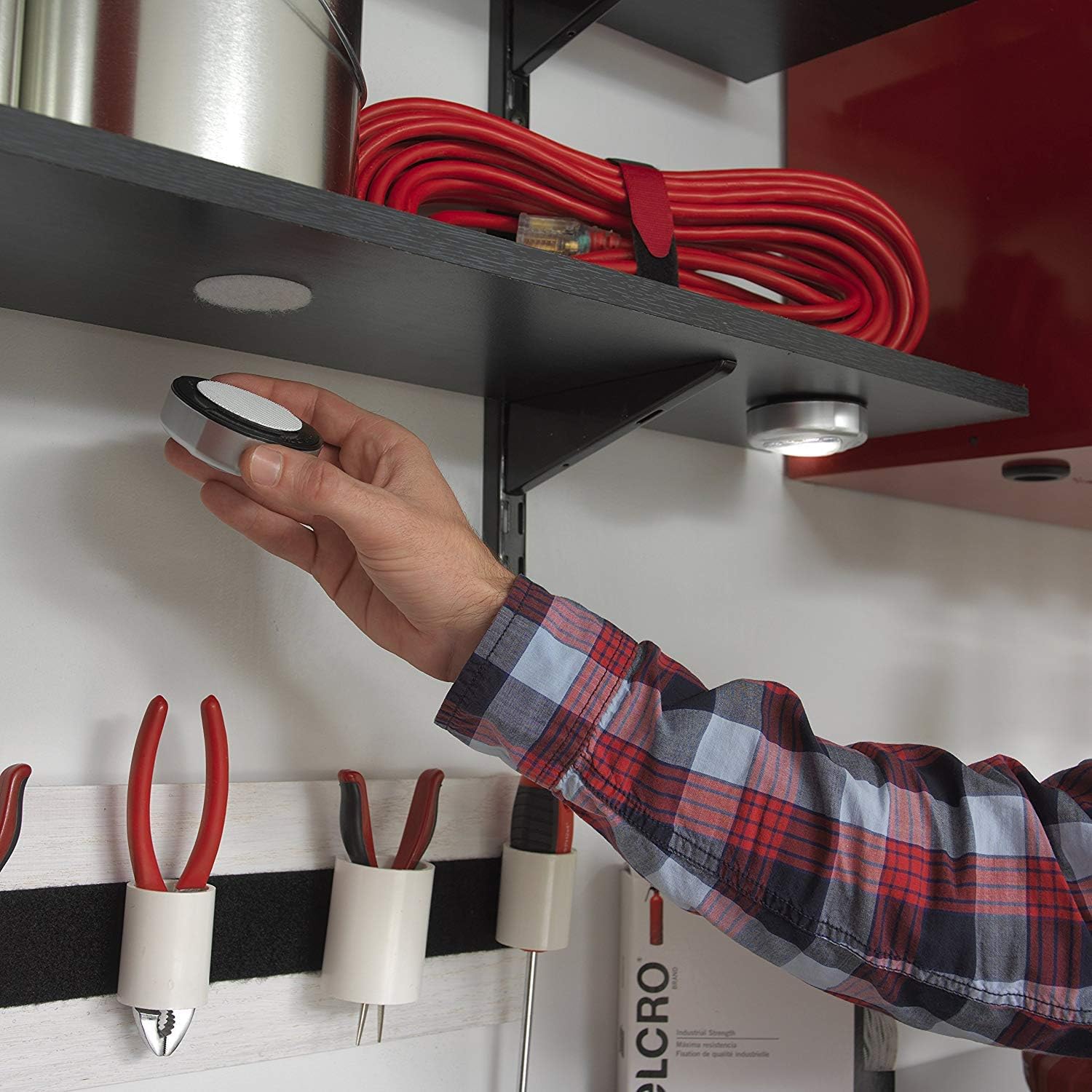 VELCRO Brand Industrial Fasteners Stick-On Adhesive | Professional Grade Heavy Duty Strength | Indoor Outdoor Use, 1 7/8in, Circles 4 Sets - Image 9