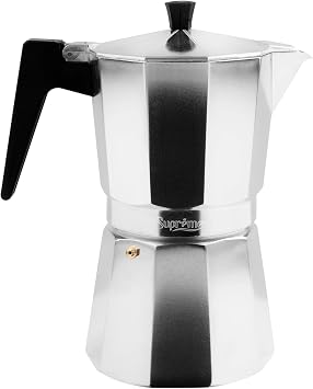 Amazon.com: Supreme Coffee Maker - Cafetera italiana (1 taza), color gris :  Hogar y Cocina