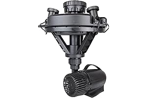 Golgappa Fountain: Pond Boss DFTN12003L Floating Fountain with Lights