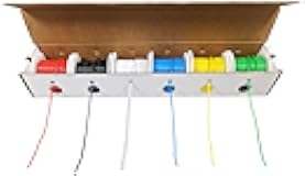 18 Gauge Stranded Hook-Up Wire Kit - Includes 6 Different Colored 25 Foot Spools - by EX ELECTRONIX EXPRESS