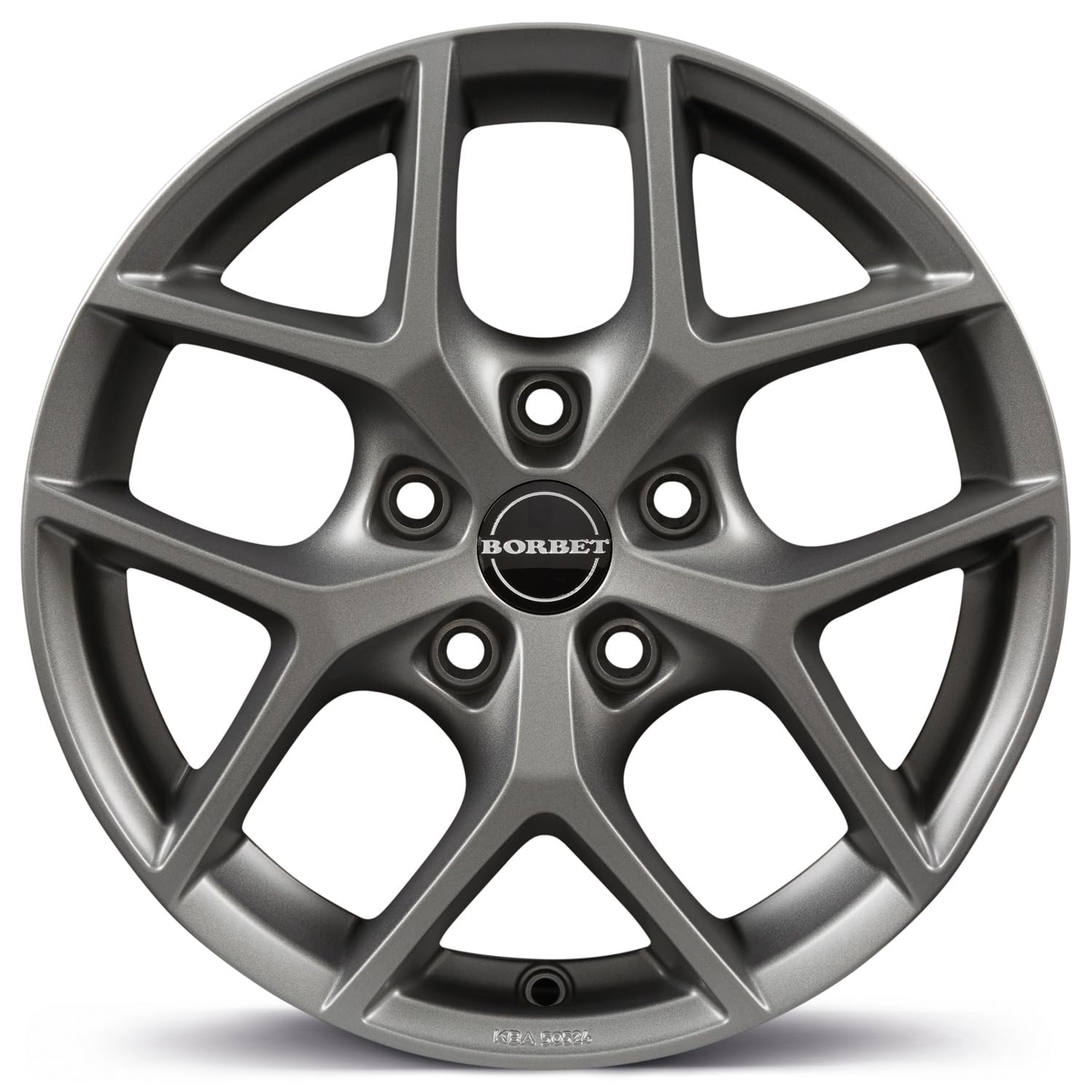 4 cerchi Borbet Y 8 X 18 ET48 5 X 112 titanio opaco compatibile con BMW Serie 1 2 X1 X2