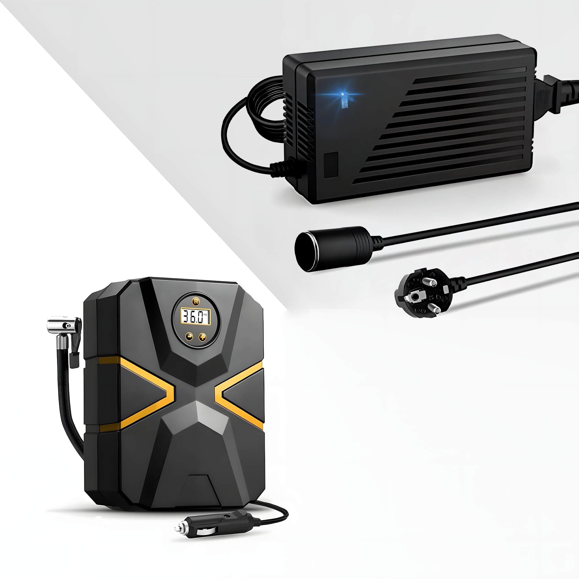 RGBER® | Spannungswandler | 230V auf 12V| 180W 240W| Ventilatorsystem| Zigarettenanzünder für Standheizung, Dieselheizung,Auto Kühlbox, Kompressor.