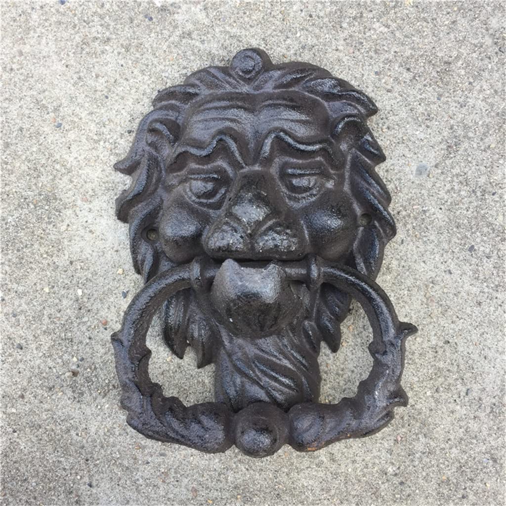 Heurtoir de porte loquet en fonte artisanale pour entrée noble