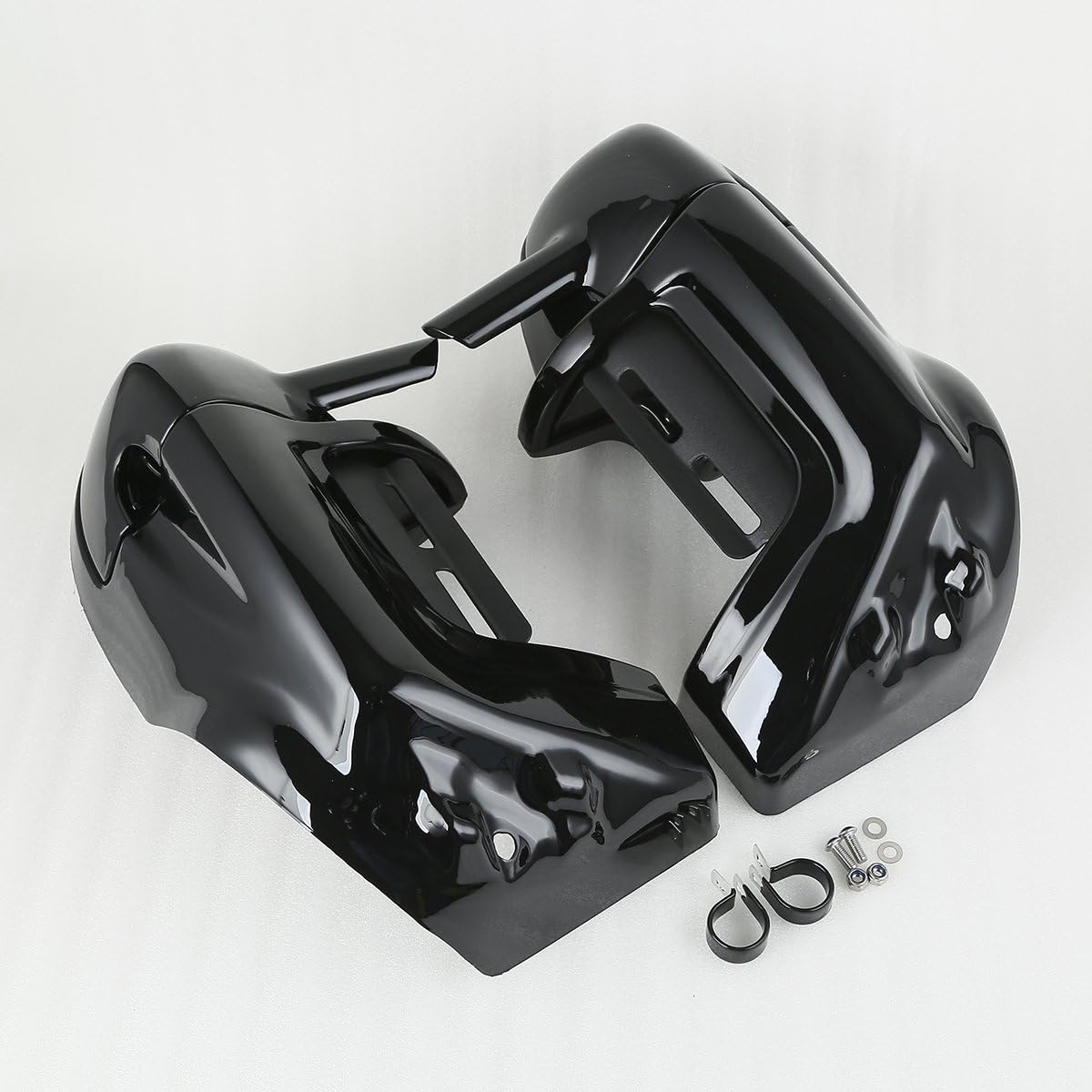 XMT-MOTO Left and right Vented Fairing Lower Kit fits for 1983-2013 Harley Davidson Touring Road King Electra Glide Ultra Limited Ultra Classic Street Glide CVO and Trike models,Gloss Black XMT-MOTO Left and right Vented Fairing Lower Kit fits for 1983-2013 Harley Davidson Touring Road King Electra Glide Ultra Limited Ultra Classic Street Glide CVO and Trike models,Gloss Black