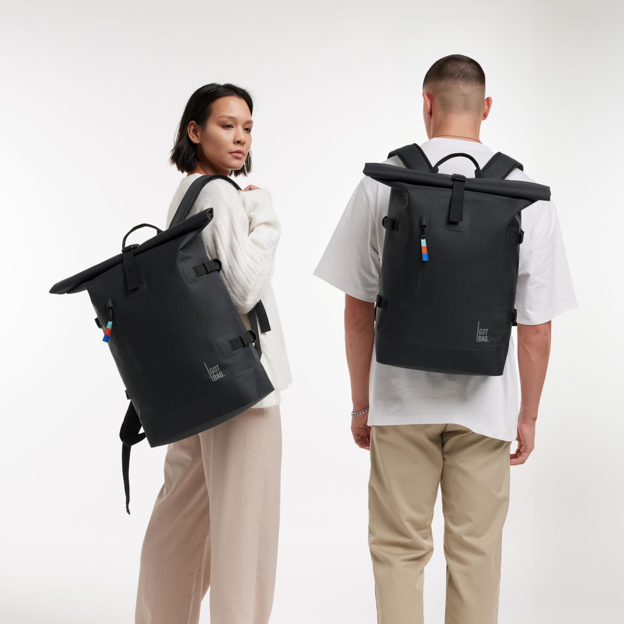 GOT BAG Zaino Rolltop 2.0 | Zaino porta pc impermeabile con scomparto per laptop 16 rimovibile | Roll backpack 31 L