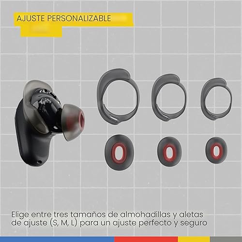 Miniatura 11 de Skullcandy Method 360 ANC - Auriculares inalámbricos, sonido de Bose, auriculares Bluetooth, cancelación de ruido premium, batería de hasta 40