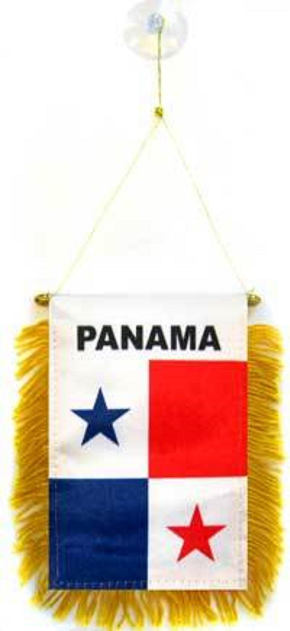 1000 Flags Panama Flag Car Window Hanging Pennant