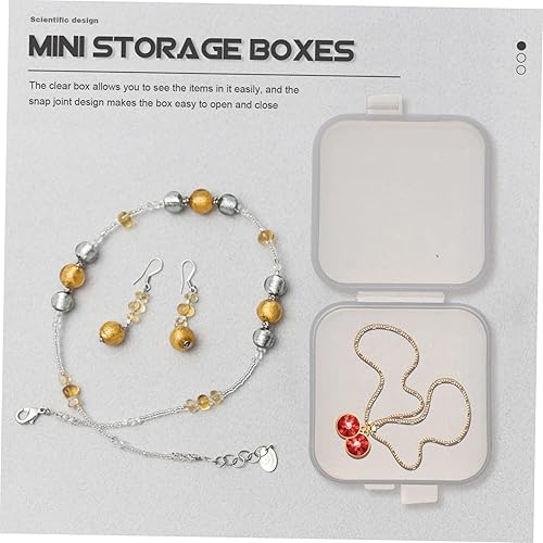 Miniatura 2 de CIMAXIC Jewelry Storage Box Set 120pcs Small Organizers Lids for Earring Ring and Pill Sorting