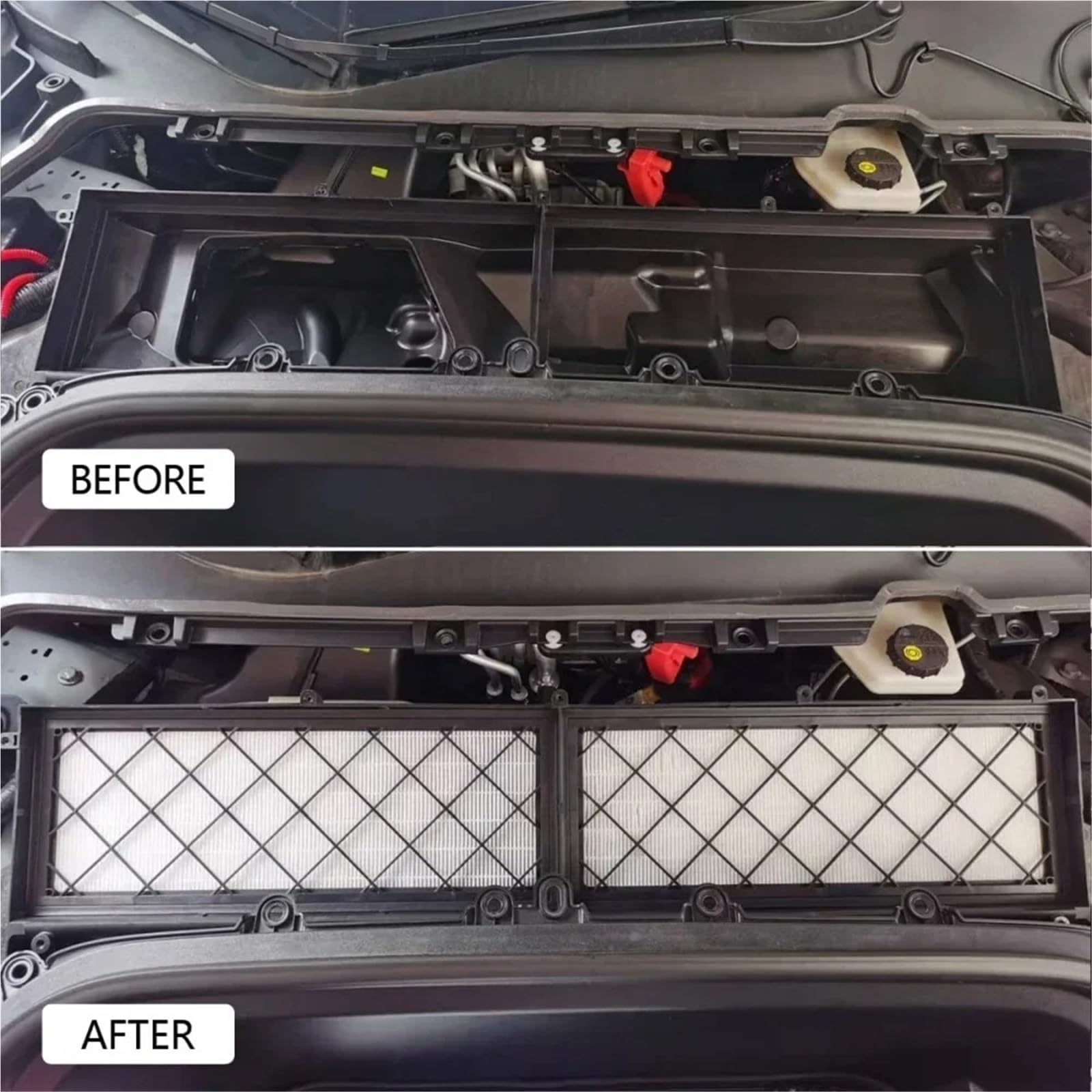 Para Tesla Para Modelo Y 2020-2023 Filtro Aire Entrada HEPA