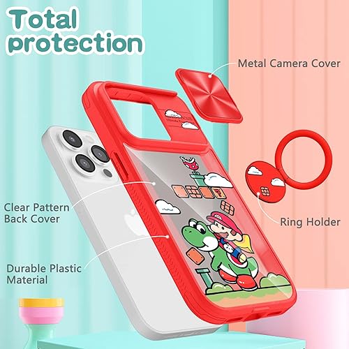 Miniatura 3 de Joyleop Funda 2 en 1 para iPhone 12 Pro Max con dibujos animados para niños, niñas, mujeres, adolescentes, divertido diseño Kawaii con cubierta