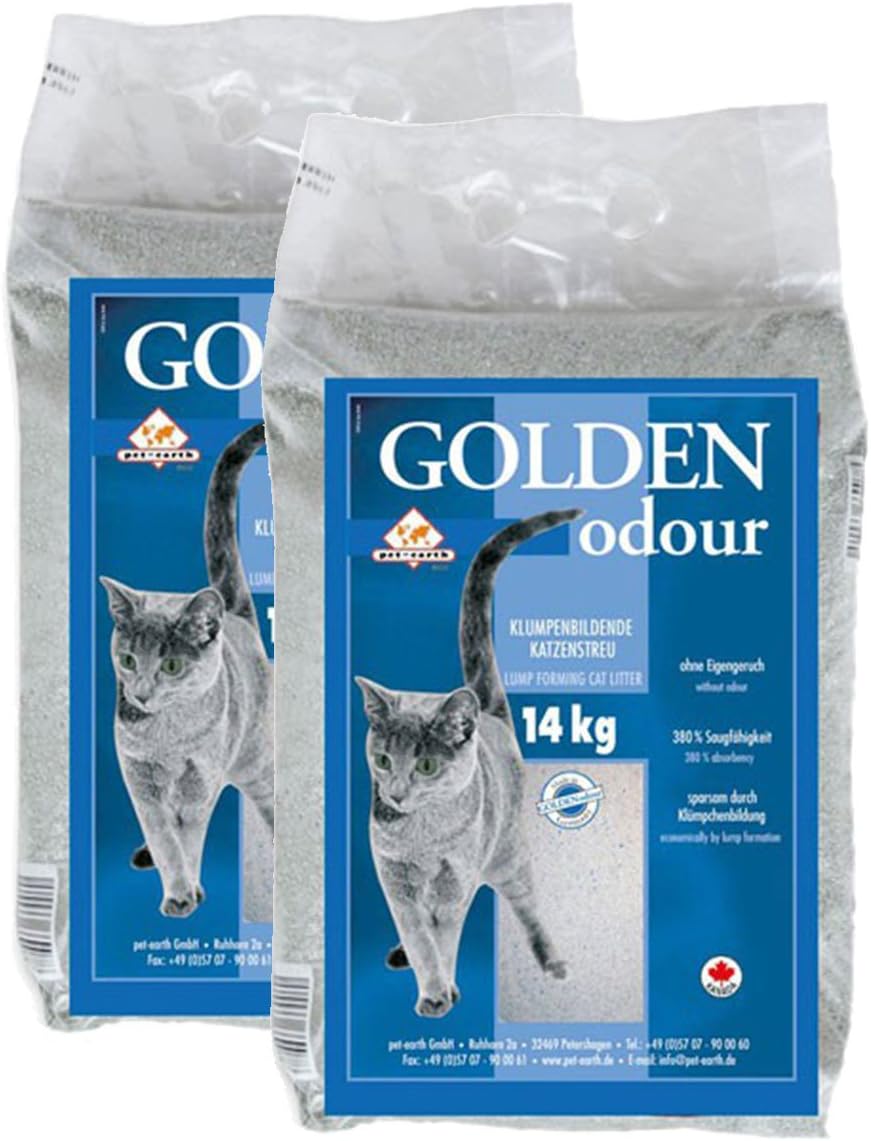 Golden Odour Cat Litter 2x14kg