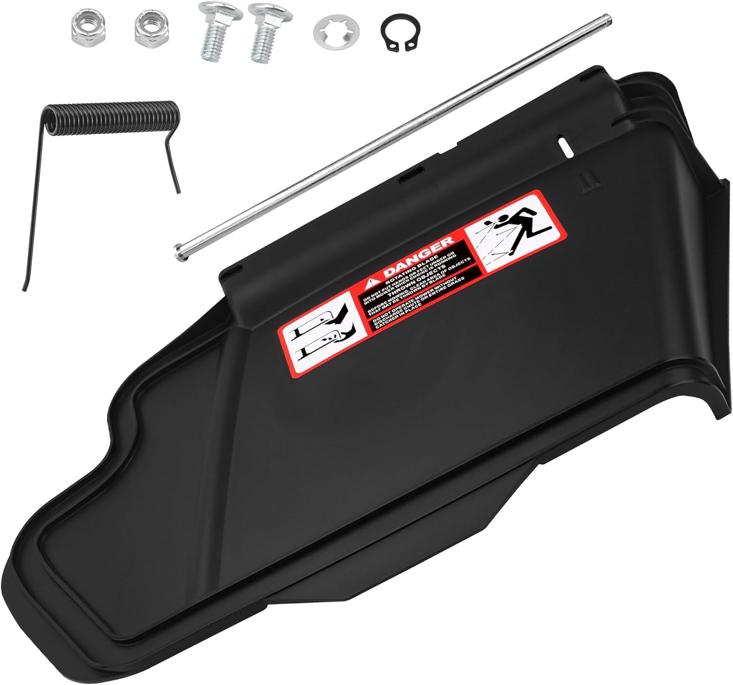 Mower Deck Discharge Chute for Joh-n Deere 48" 54" X300 X304 X320 X500 X520 X534 X540 X570 1023E LT180 Z355E Z355R Z375R GT225 GT235 GT235E 54C 54D 48C 62D TCA16388 TCA16387