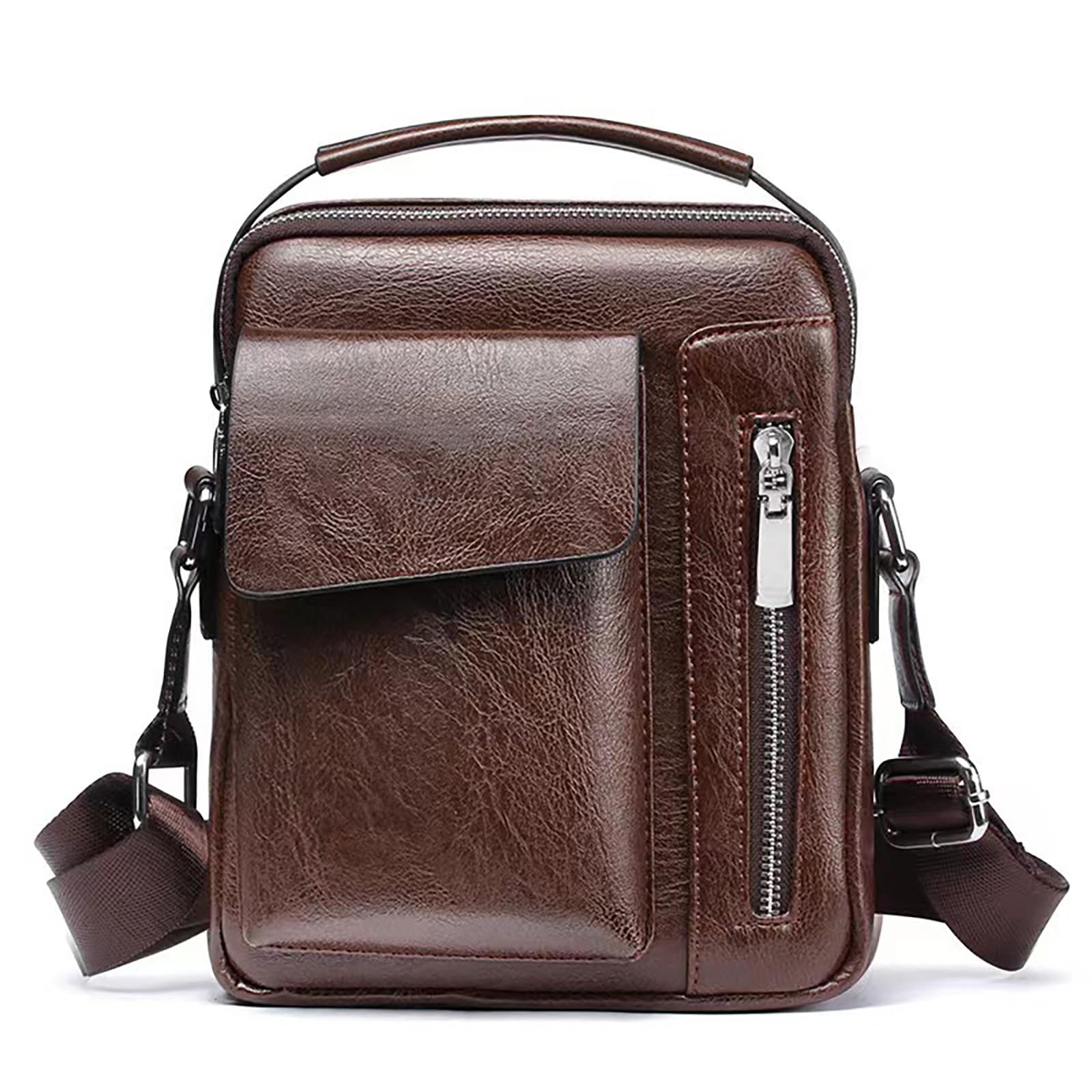 Bolso bandolera pequeño para llevar todo en tus viajes diarios y de negocios de forma segura. 8