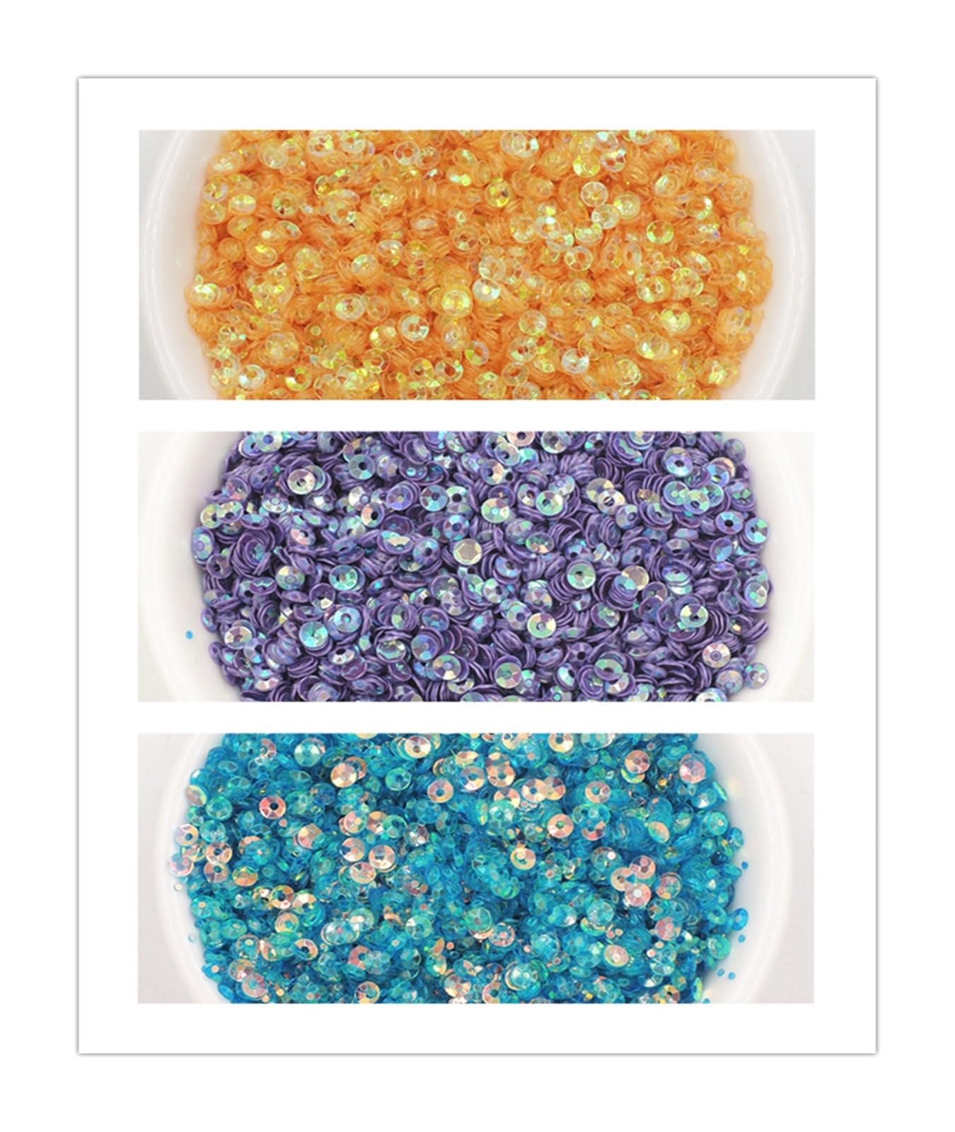 100 g 3 mm kubek okrągły PCW luźne cekiny do szycia rękodzieła ślubnego DIY kobieta taniec błyszczące akcesoria (żółto-3 mm)