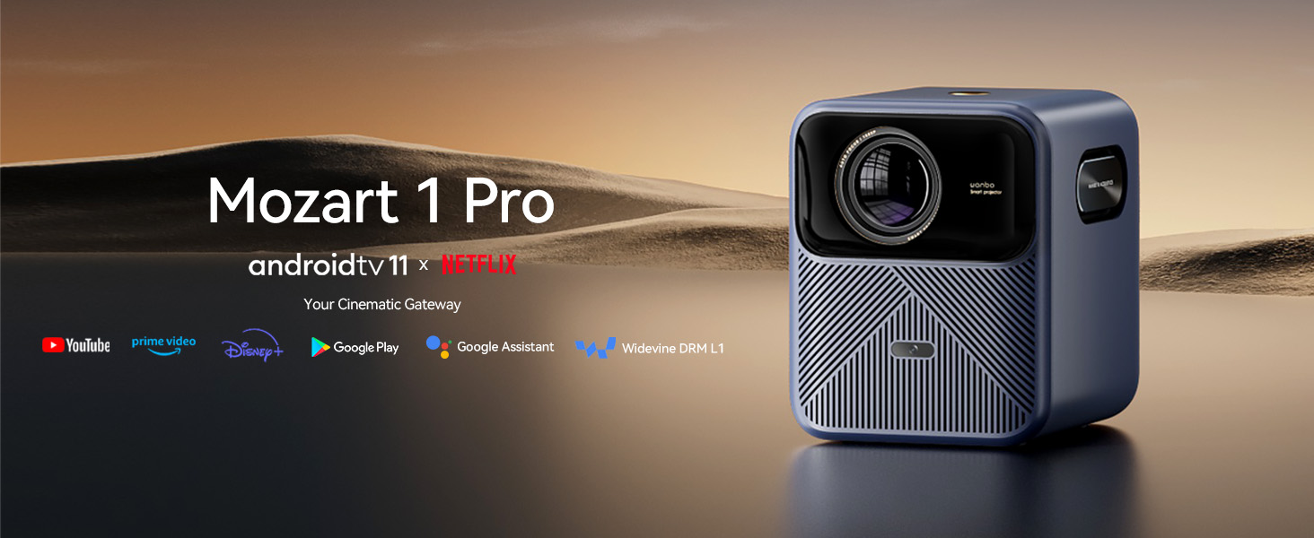 Amazon.com: 4K Supported Projector with Android TV 11, Wanbo