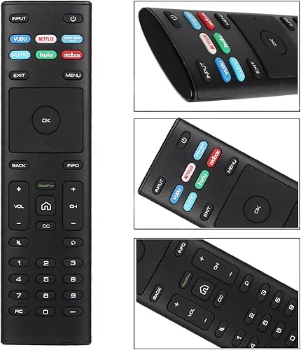 Miniatura 5 de 2 paquetes XRT136 reemplazados de control remoto sin reloj para VIZIO Smart TV D-Series M-Series P-Series V con VUDU Netflix PrimeVideo Xumo Hulu