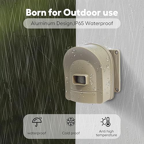 Miniatura 3 de 1/2 milla Hosmart Alarma de entrada Sistema de sensor inalámbrico y sensor de entrada Sistema de alerta de sensor resistente a la intemperie