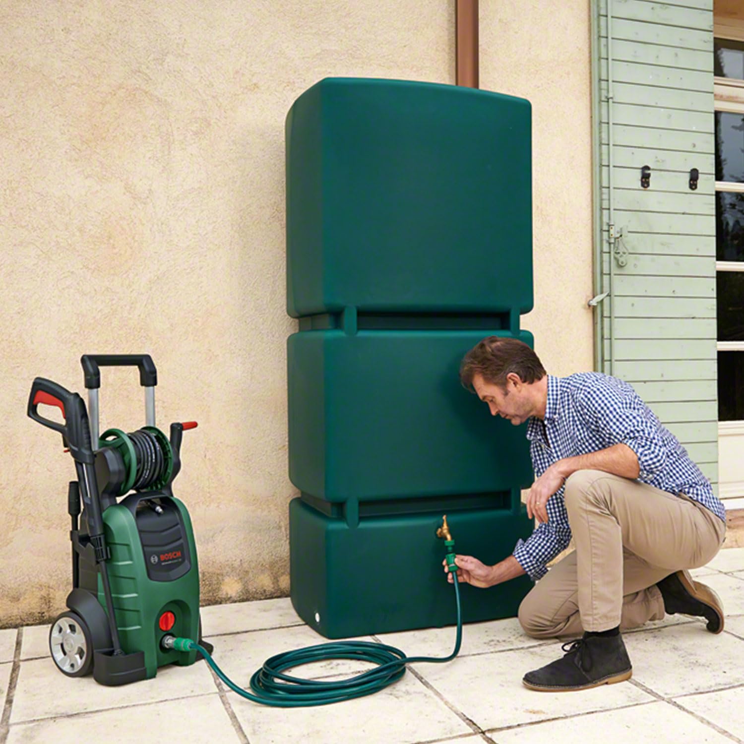 Bosch AdvancedAquatak 140 Hochdruckreiniger - 2100 Watt, 140 bar, 450 l/h, vielseitige Reinigungsmöglichkeiten, Aufbewahrungsfach, inkl. Zubehör