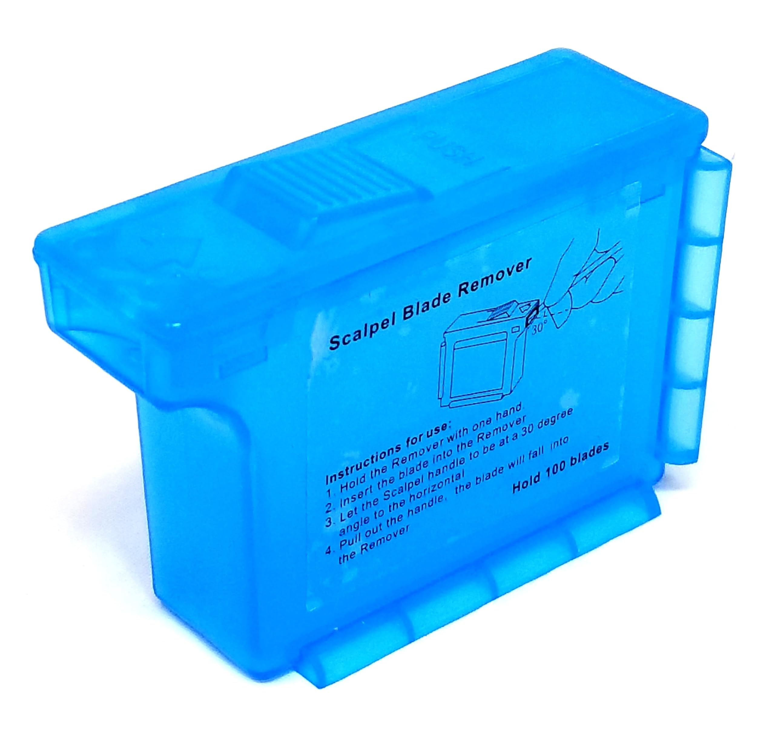 A2Z Scalpel Blade Remover - Safe, Easy-to-Use, Compact, and Efficient Blade Disposal - for Dermaplaning Razor Blade Remover Box Dermaplane Blade Remover Box Use for Safe Experience (1 PC)