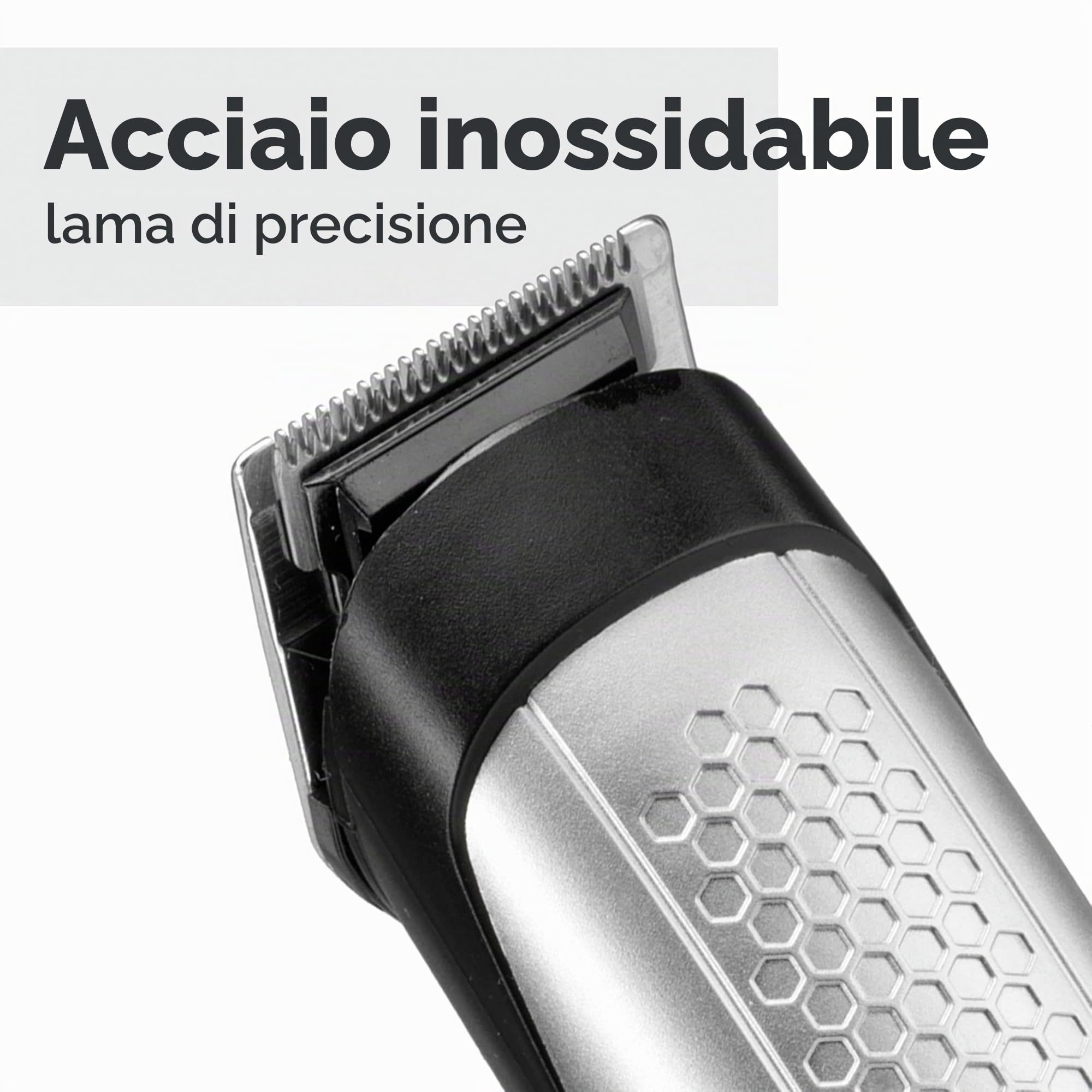 BaByliss Lithium Power - Regolabarba senza fili, con tagliacapelli per naso, impermeabile, regalo per uomo, nero