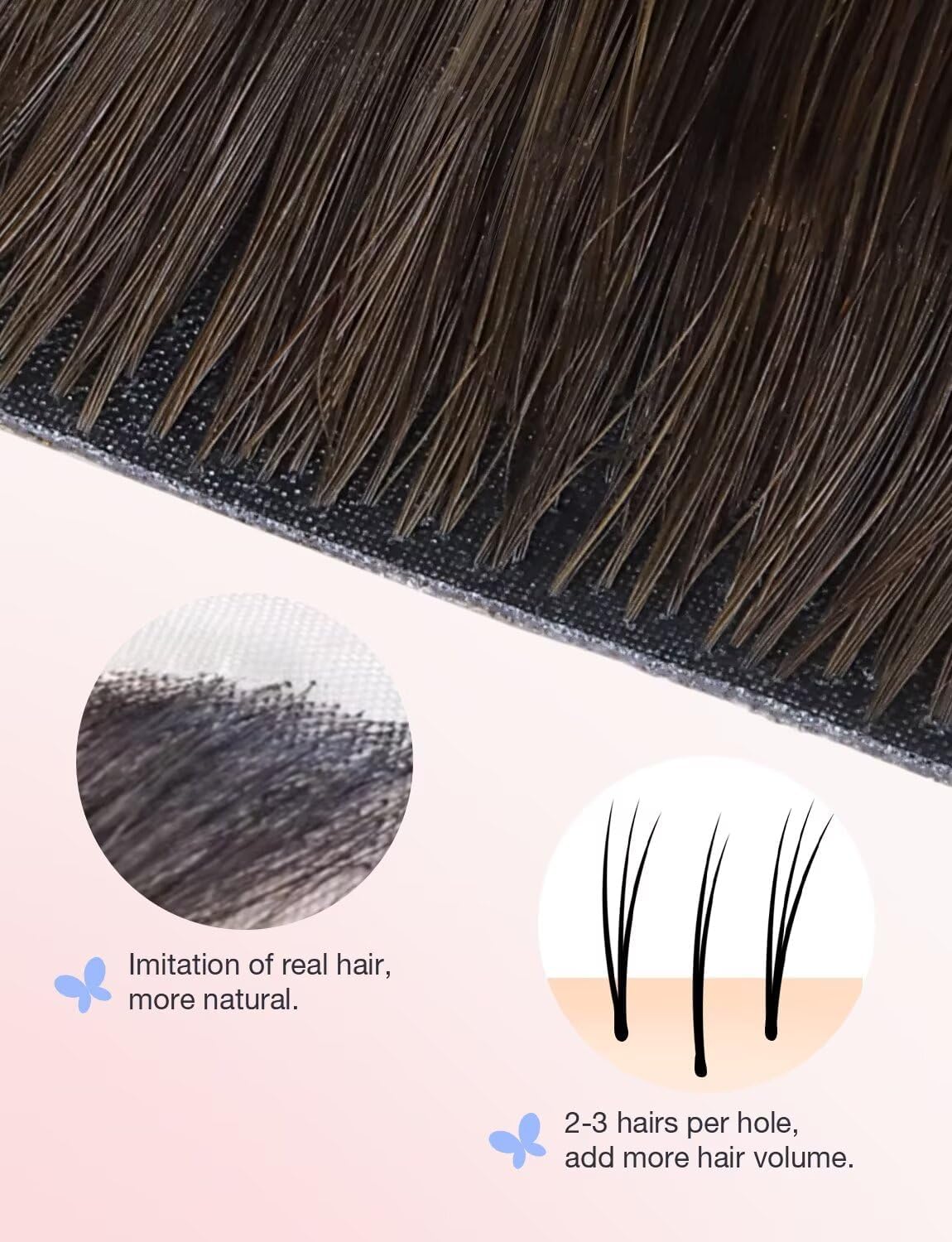 DOORES Tape in Balayage Natural Black to Light Blonde 20 Inch 20pcs 50g Human Hair Extensions Tape in Straight Real Natural — view 207