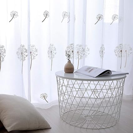 ZYY-Home curtain Cortinas Visillos Bordada Cortinas ...
