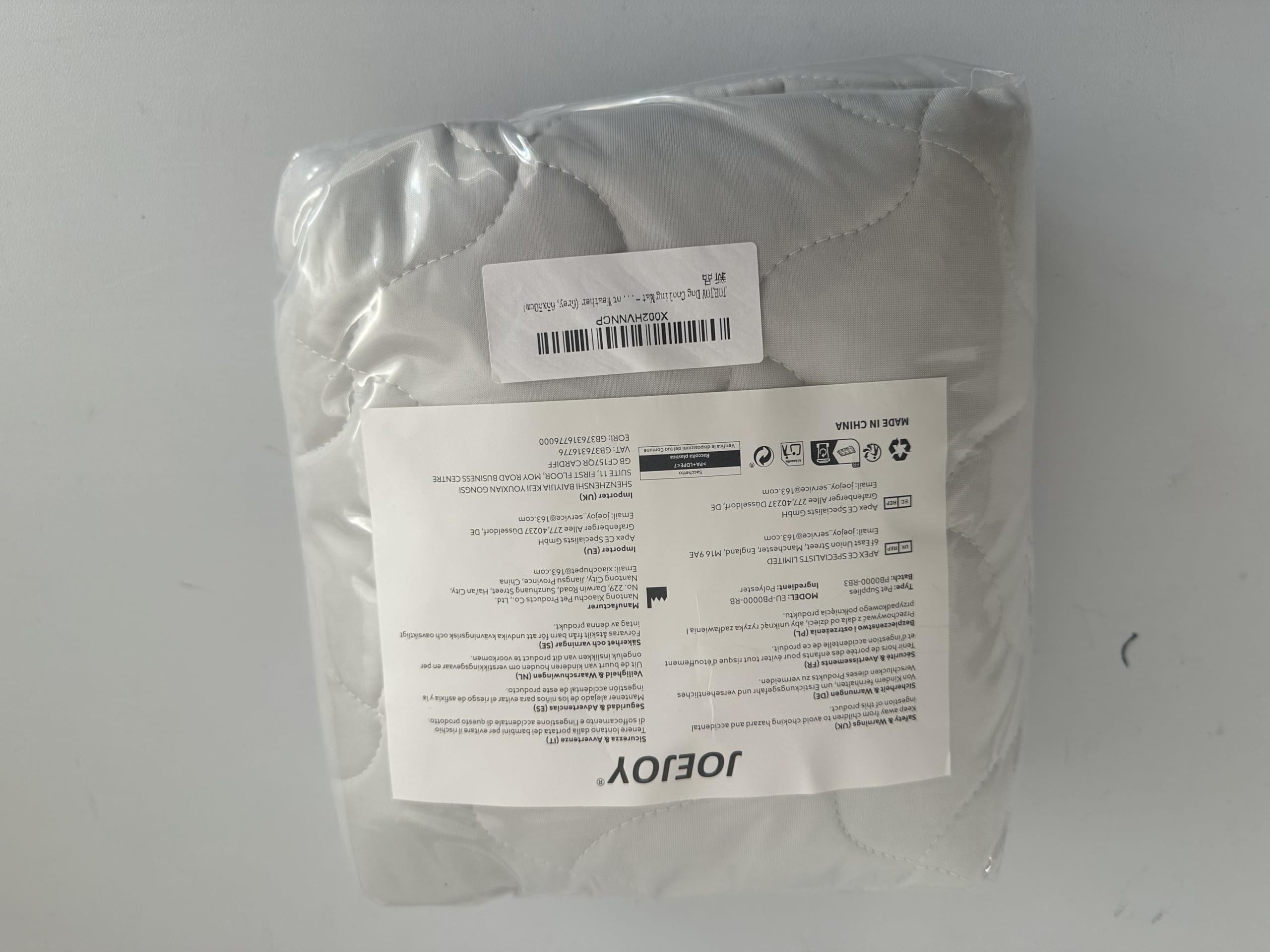 JOEJOY - Materasso refrigerante per cani, materasso auto-raffreddante per cani, cuscino refrigerante estivo per cani, resistente, materasso refrigerante portatile per cani, adatto per il lavaggio in