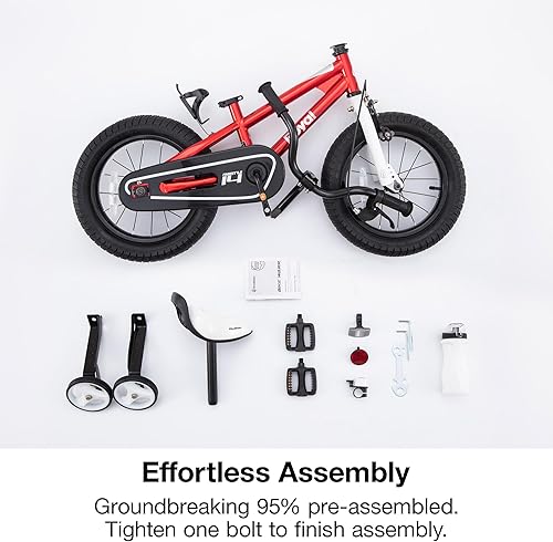 Miniatura 28 de RoyalBaby Kids Bike Freestyle Classic & EZ Balance Pedal Switchable Bicycle, 12 14 16 18 Inch, 3-10 Years Toddler to Big Kids Verde